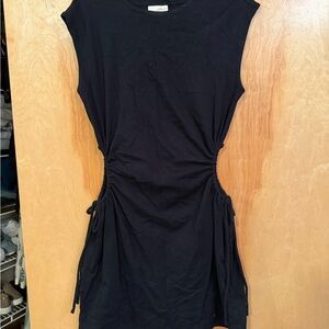 Universal Thread Black Ruched cutout Mini Dress